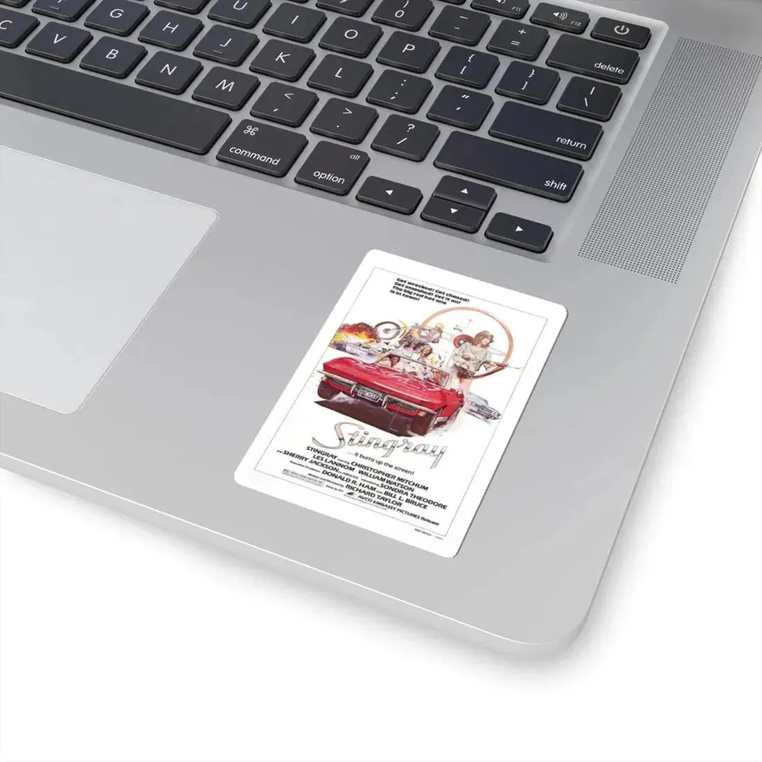 STINGRAY 1978 Movie Poster - STICKER Vinyl Kiss-Cut Decal - The Sticker Space