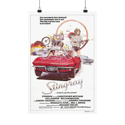 STINGRAY 1978 - Paper Movie Poster-12″ x 18″-The Sticker Space