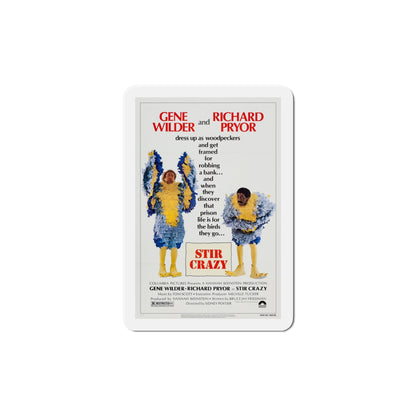 Stir Crazy 1980 Movie Poster Die-Cut Magnet-6 × 6"-The Sticker Space
