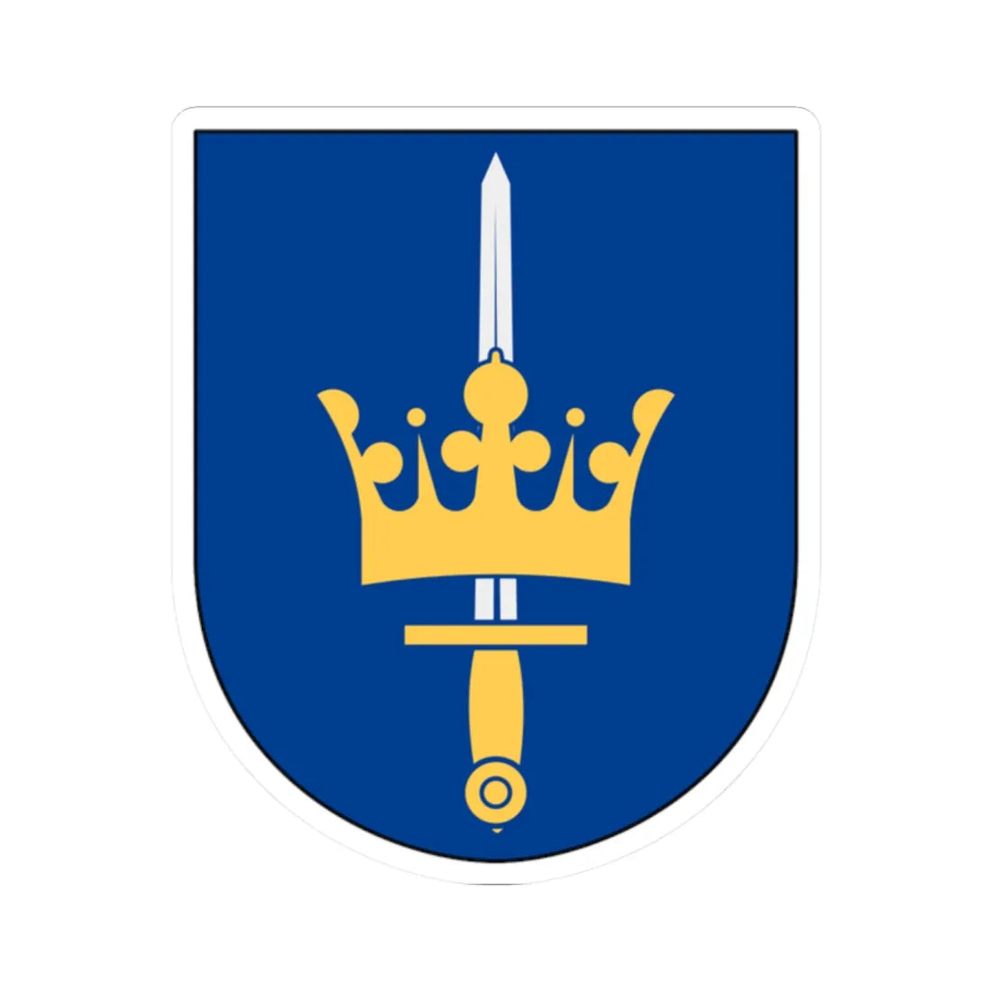 Stockholms katolska stift vapen (Sweden) (Coat of Arms) STICKER Vinyl Kiss-Cut Decal 2 Inch White - The Sticker Space