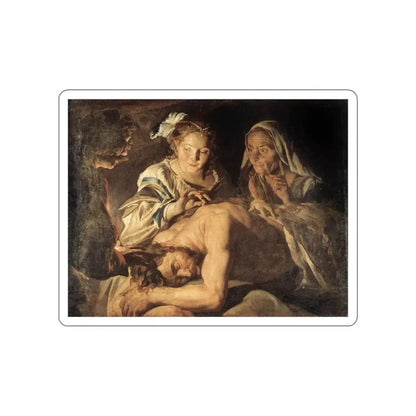 STOM, Matthias - Samson and Delilah (Artwork) STICKER Vinyl Die-Cut Decal White Die-Cut 5 Inch - The Sticker Space