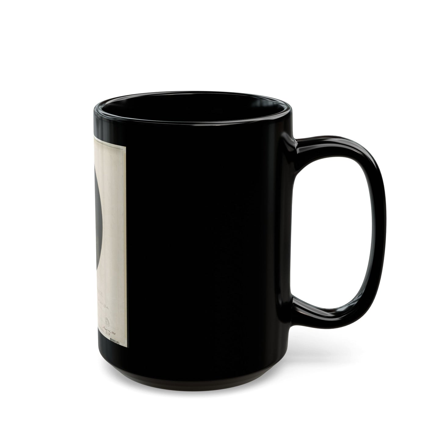 Stonewall Jackson From A Photograph From Life (U.S. Civil War) Black Coffee Mug-The Sticker Space