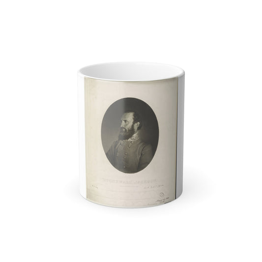 Stonewall Jackson From a Photograph From Life (U.S. Civil War) Color Morphing Mug 11oz-11oz-The Sticker Space