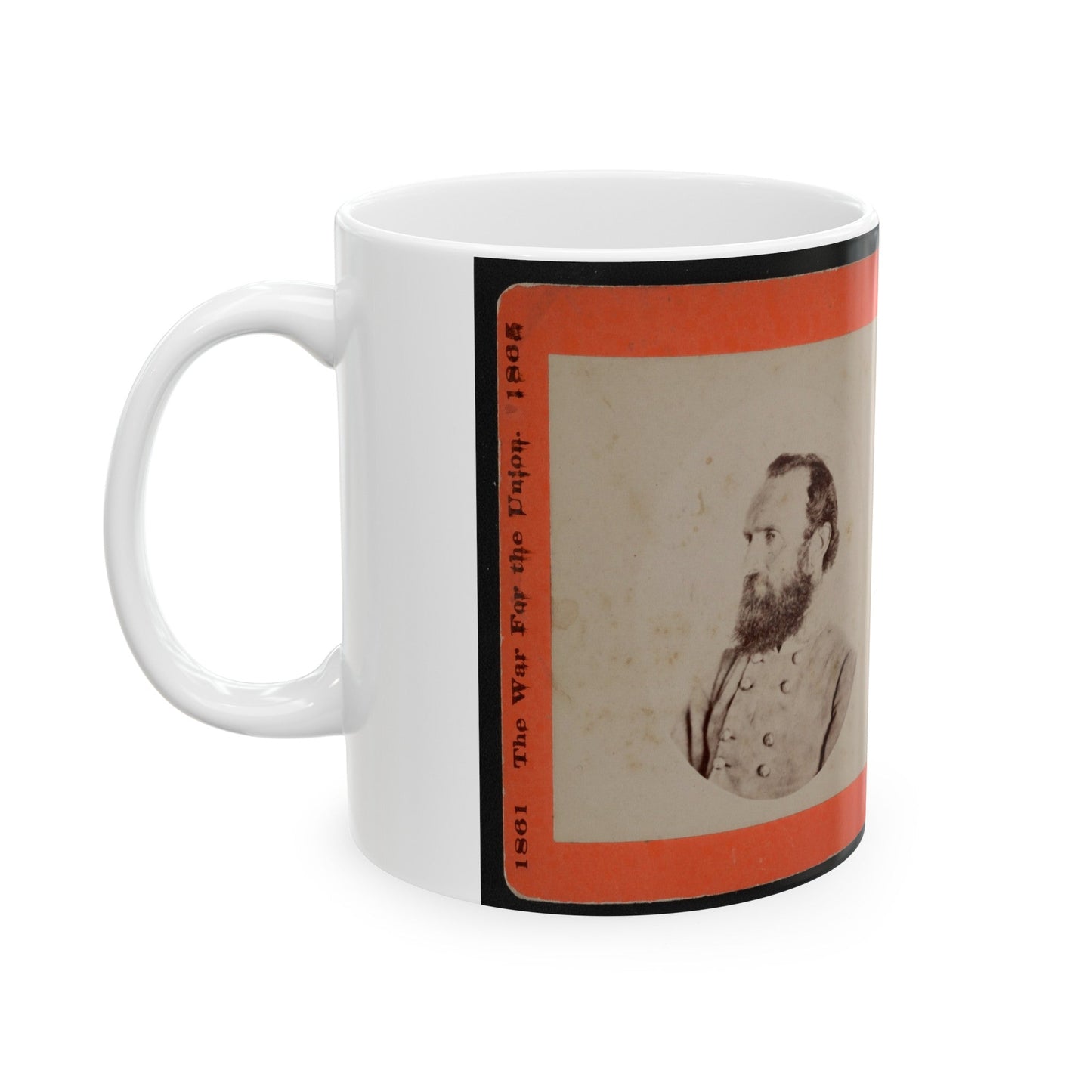 Stonewall Jackson (U.S. Civil War) White Coffee Mug-The Sticker Space