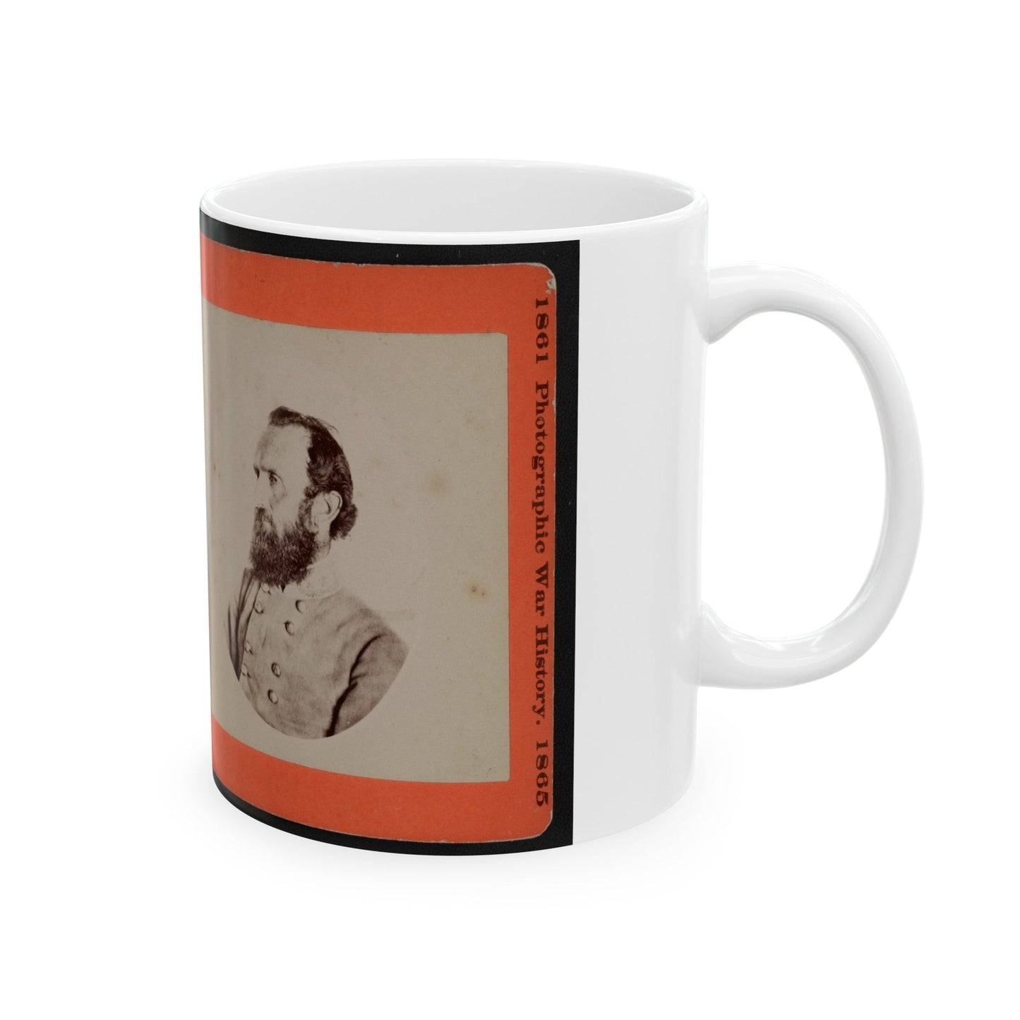 Stonewall Jackson (U.S. Civil War) White Coffee Mug-The Sticker Space