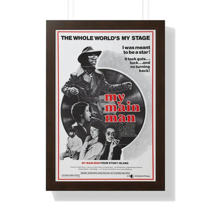 STONY ISLAND 1978 - Framed Movie Poster 16″ x 24″ Walnut - The Sticker Space
