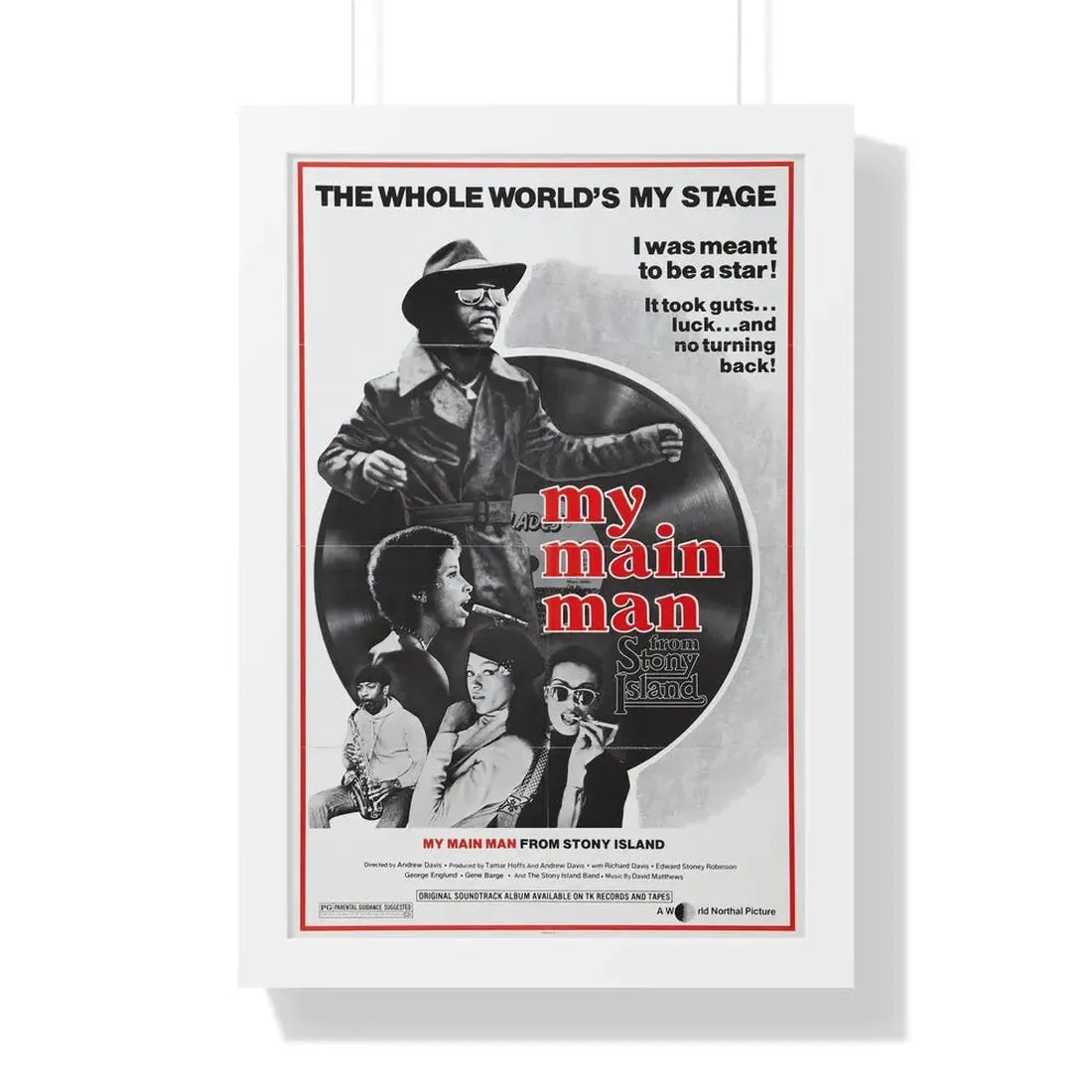 STONY ISLAND 1978 - Framed Movie Poster 16″ x 24″ White - The Sticker Space