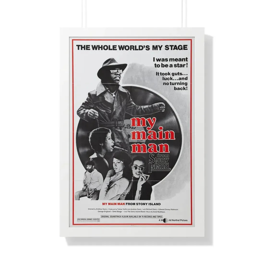 STONY ISLAND 1978 - Framed Movie Poster 20" x 30" White - The Sticker Space