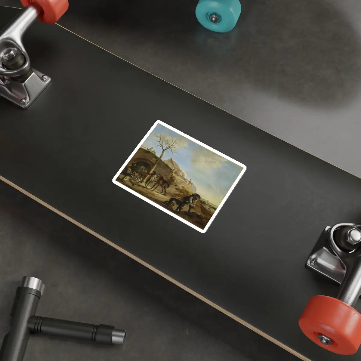 SKU:25949541306355366007 Sticker types:White Shape:Die-Cut Sizes:4" × 4"