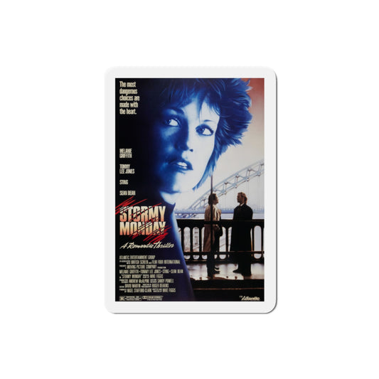 Stormy Monday 1988 Movie Poster Die-Cut Magnet-2" x 2"-The Sticker Space