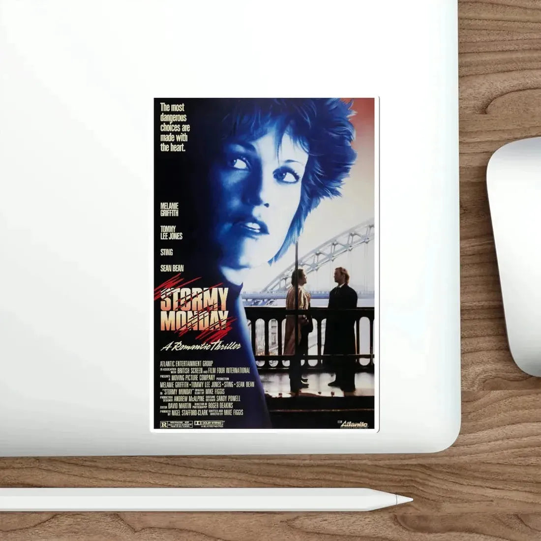 Stormy Monday 1988 Movie Poster STICKER Vinyl Die-Cut Decal - The Sticker Space