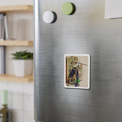 Story illustration (1) (Magazine Illustration) Refrigerator Magnet-The Sticker Space