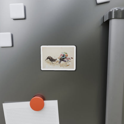 Story illustration (3) (Magazine Illustration) Refrigerator Magnet-The Sticker Space