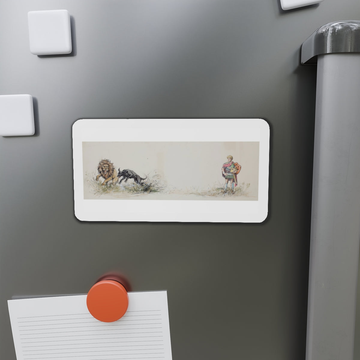 Story illustration (4) (Magazine Illustration) Refrigerator Magnet-The Sticker Space