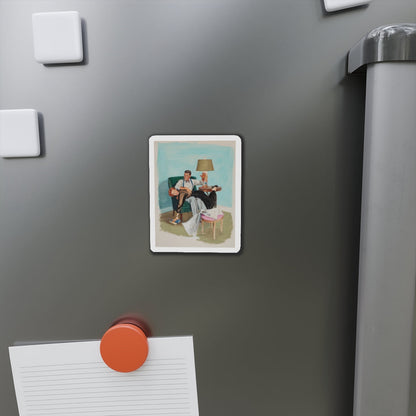 Story illustration_1 (Magazine Illustration) Refrigerator Magnet-The Sticker Space