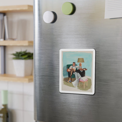 Story illustration_1 (Magazine Illustration) Refrigerator Magnet-The Sticker Space