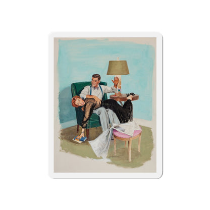 Story illustration_1 (Magazine Illustration) Refrigerator Magnet-6 × 6"-The Sticker Space