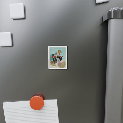 Story illustration_1 (Magazine Illustration) Refrigerator Magnet-The Sticker Space