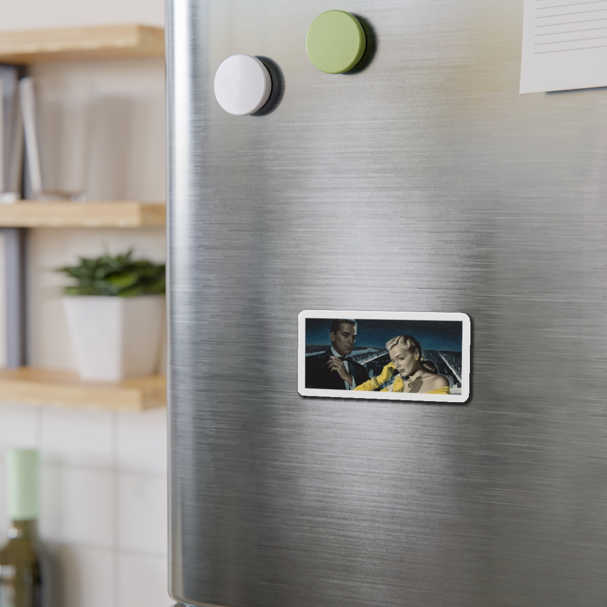 Story illustration_2 (Magazine Illustration) Refrigerator Magnet-The Sticker Space