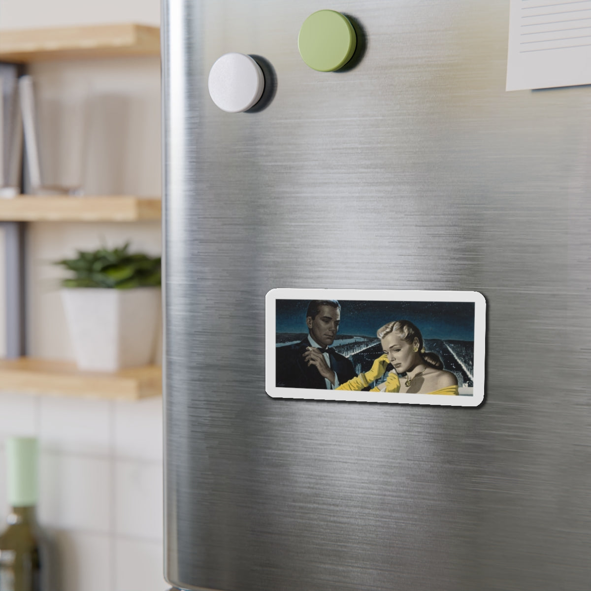 Story illustration_2 (Magazine Illustration) Refrigerator Magnet-The Sticker Space