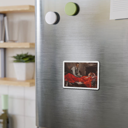 Story illustration_3 (Magazine Illustration) Refrigerator Magnet-The Sticker Space