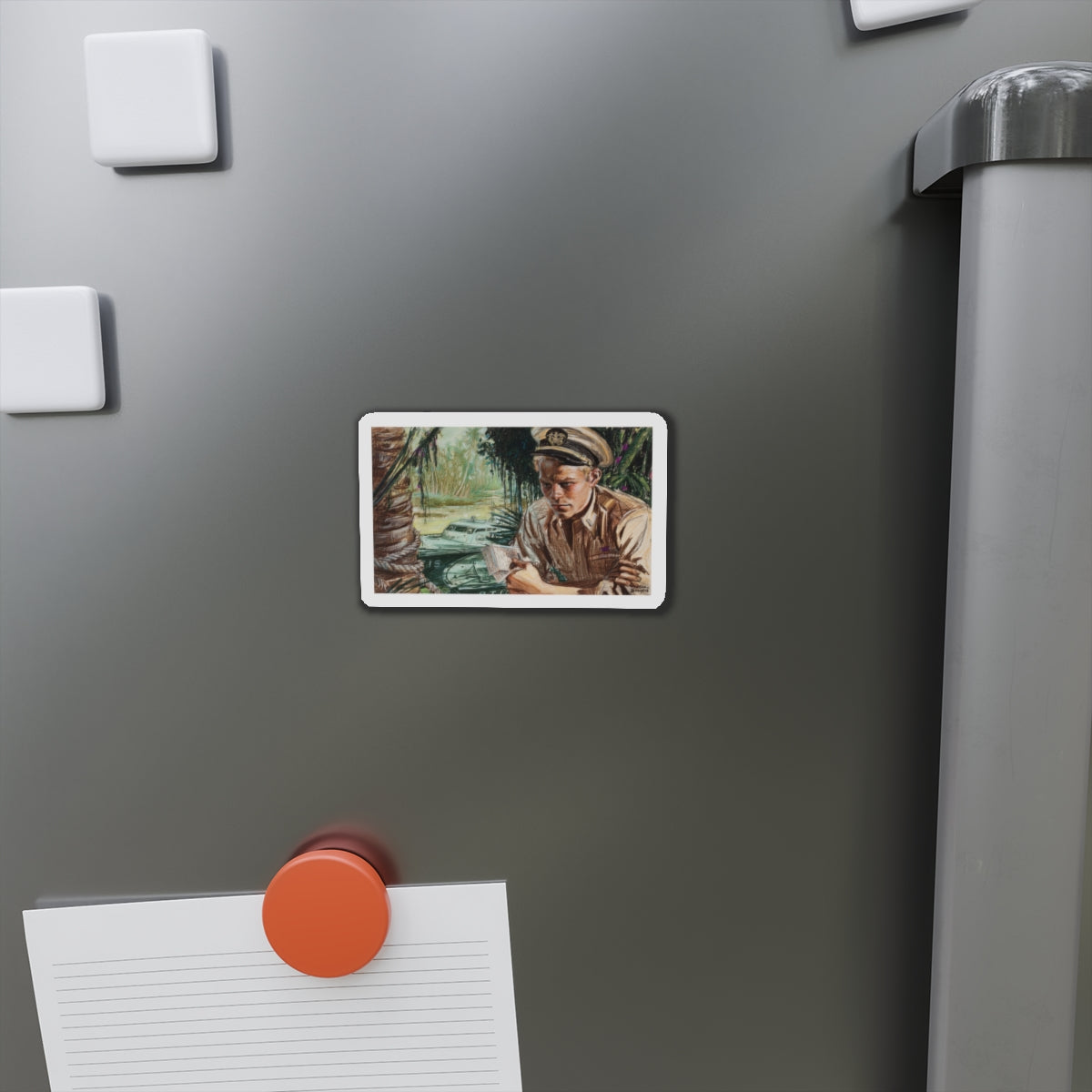 Story illustration_5 (Magazine Illustration) Refrigerator Magnet-The Sticker Space