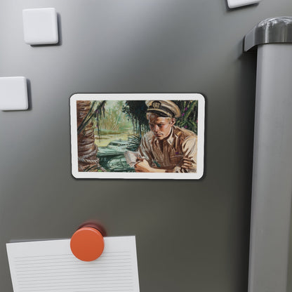 Story illustration_5 (Magazine Illustration) Refrigerator Magnet-The Sticker Space