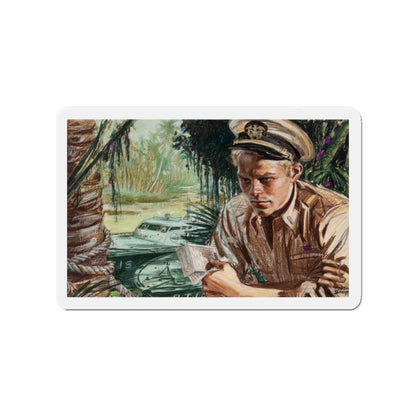 Story illustration_5 (Magazine Illustration) Refrigerator Magnet-2 Inch-The Sticker Space