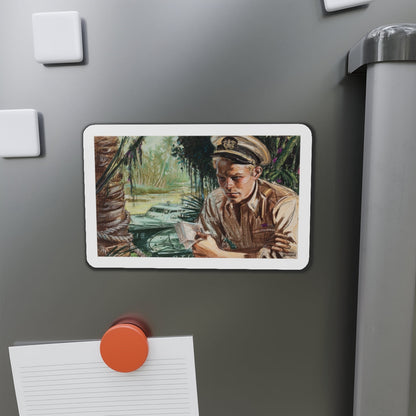 Story illustration_5 (Magazine Illustration) Refrigerator Magnet-The Sticker Space