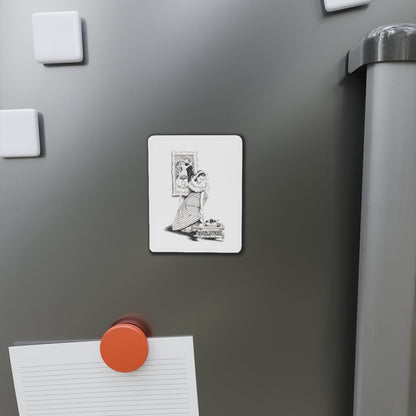 Story illustration_7 (Magazine Illustration) Refrigerator Magnet-The Sticker Space