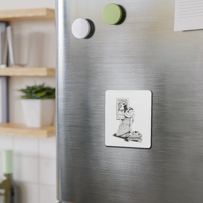 Story illustration_7 (Magazine Illustration) Refrigerator Magnet-The Sticker Space