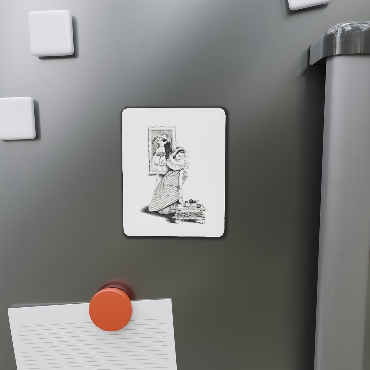 Story illustration_7 (Magazine Illustration) Refrigerator Magnet-The Sticker Space