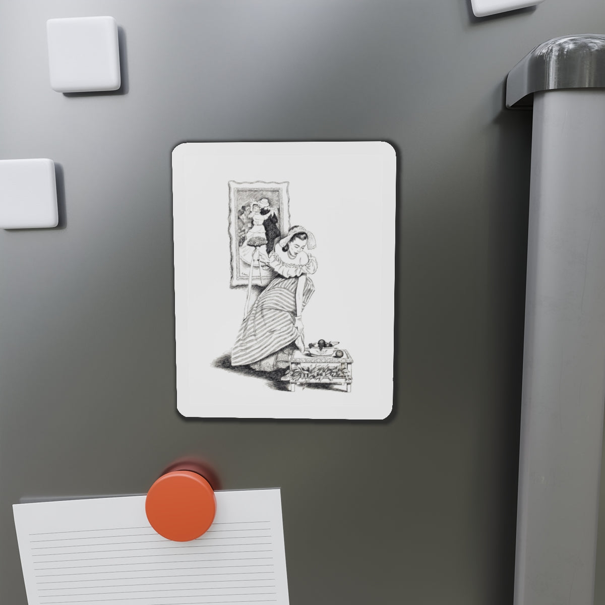 Story illustration_7 (Magazine Illustration) Refrigerator Magnet-The Sticker Space