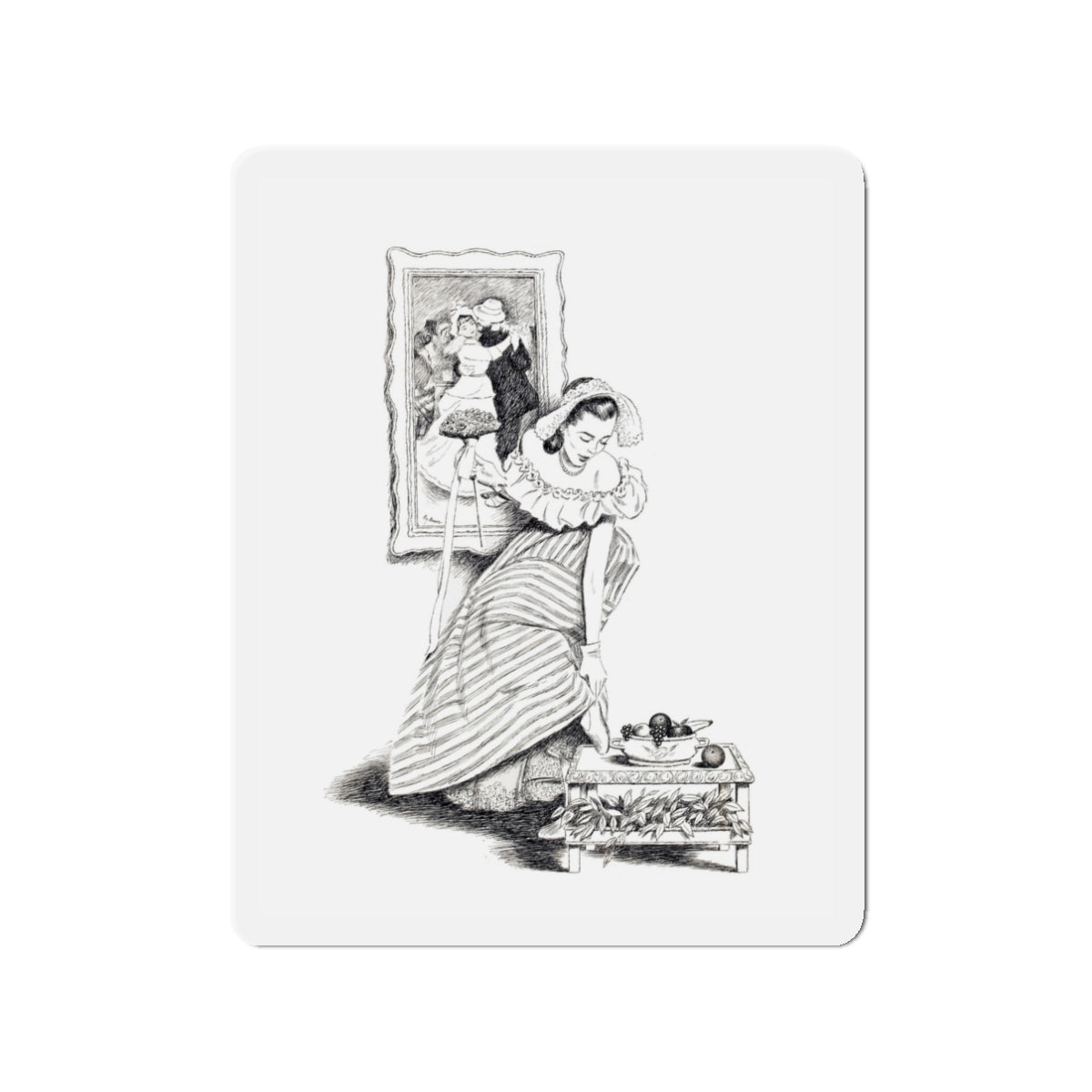 Story illustration_7 (Magazine Illustration) Refrigerator Magnet-3 Inch-The Sticker Space