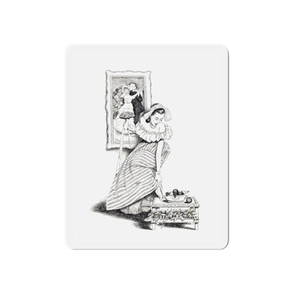 Story illustration_7 (Magazine Illustration) Refrigerator Magnet-6 × 6"-The Sticker Space