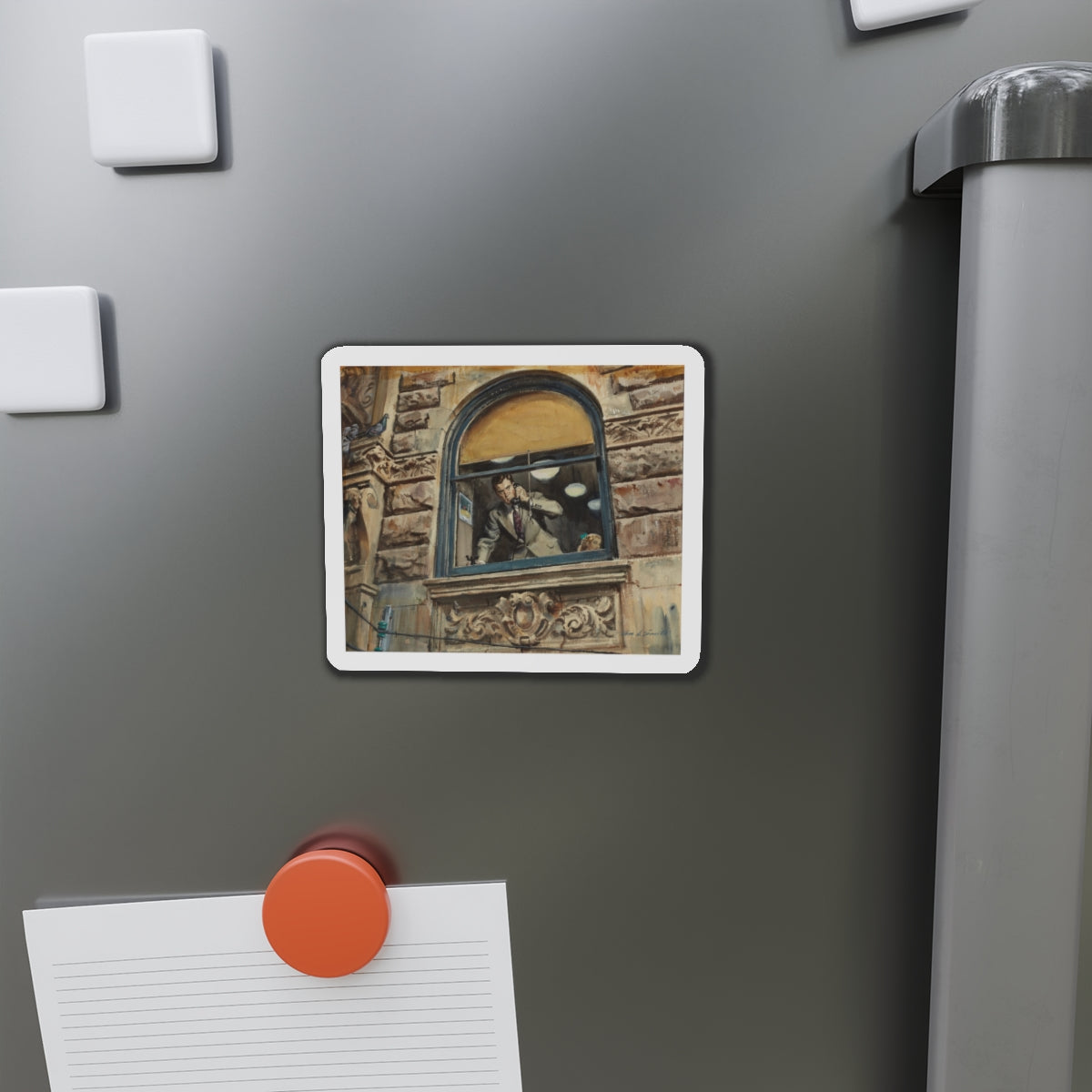 Story illustration_9 (Magazine Illustration) Refrigerator Magnet-The Sticker Space