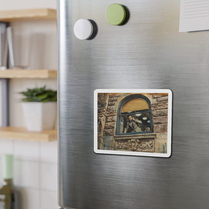 Story illustration_9 (Magazine Illustration) Refrigerator Magnet-The Sticker Space