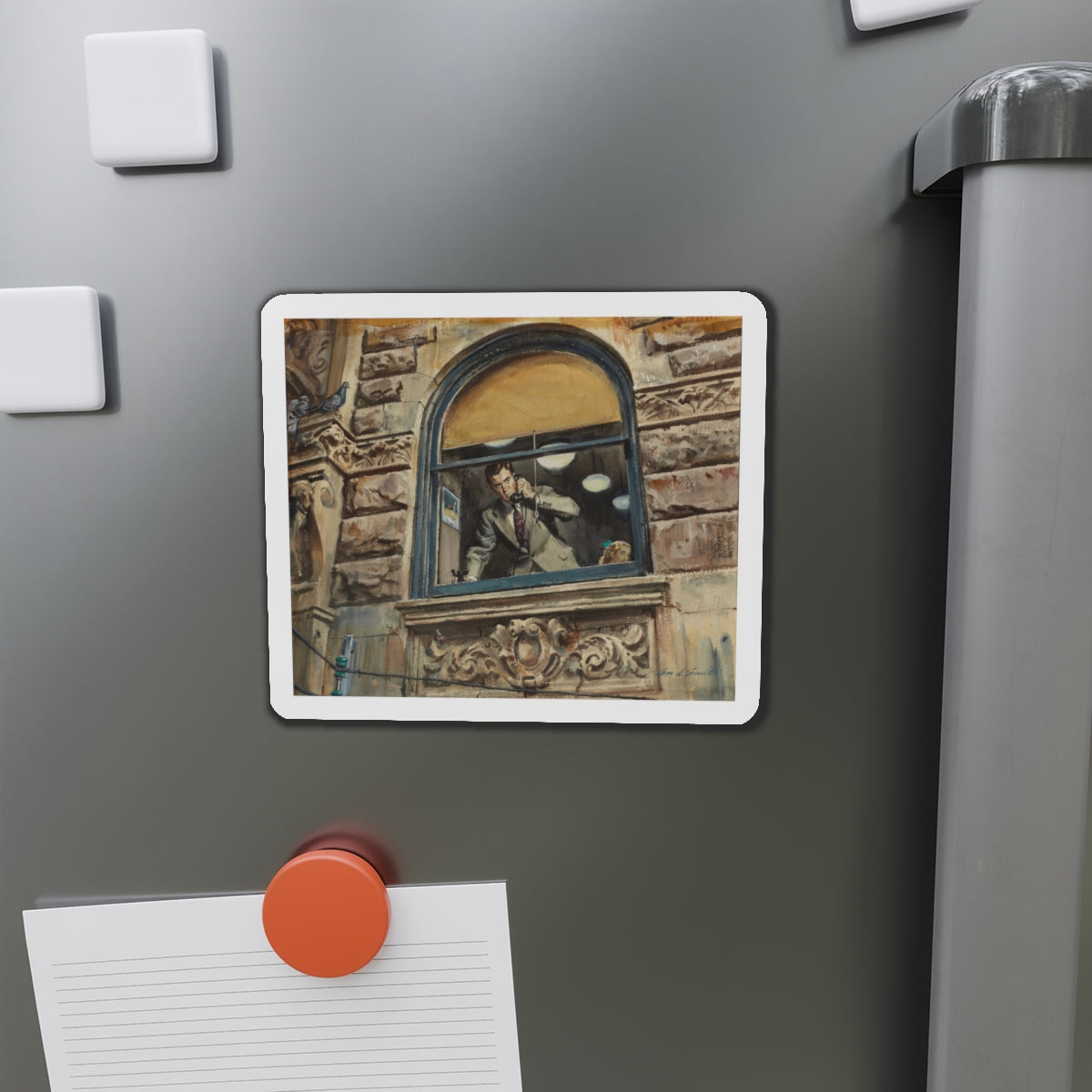 Story illustration_9 (Magazine Illustration) Refrigerator Magnet-The Sticker Space