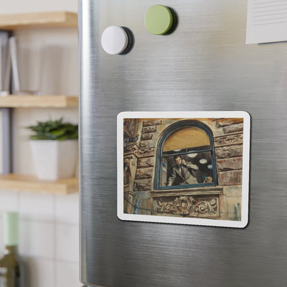 Story illustration_9 (Magazine Illustration) Refrigerator Magnet-The Sticker Space