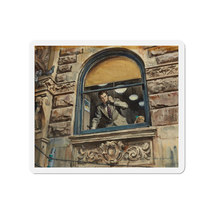 Story illustration_9 (Magazine Illustration) Refrigerator Magnet-3 Inch-The Sticker Space