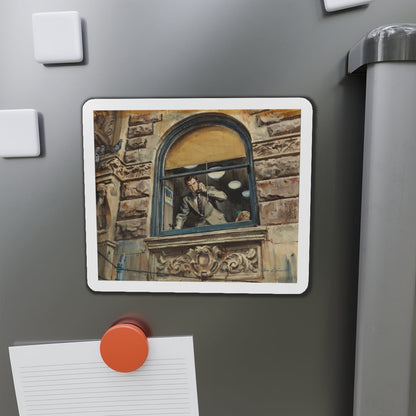 Story illustration_9 (Magazine Illustration) Refrigerator Magnet-The Sticker Space