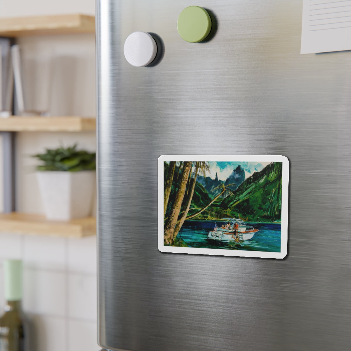 Story illustrations (1) (Magazine Illustration) Refrigerator Magnet-The Sticker Space