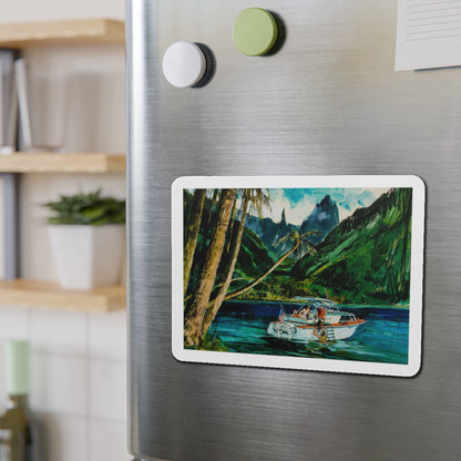 Story illustrations (1) (Magazine Illustration) Refrigerator Magnet-The Sticker Space