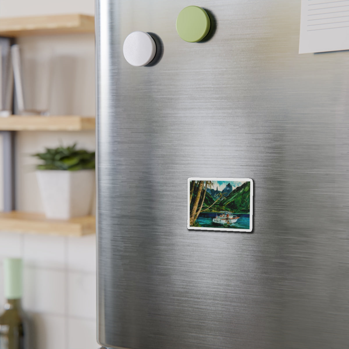 Story illustrations (1) (Magazine Illustration) Refrigerator Magnet-The Sticker Space