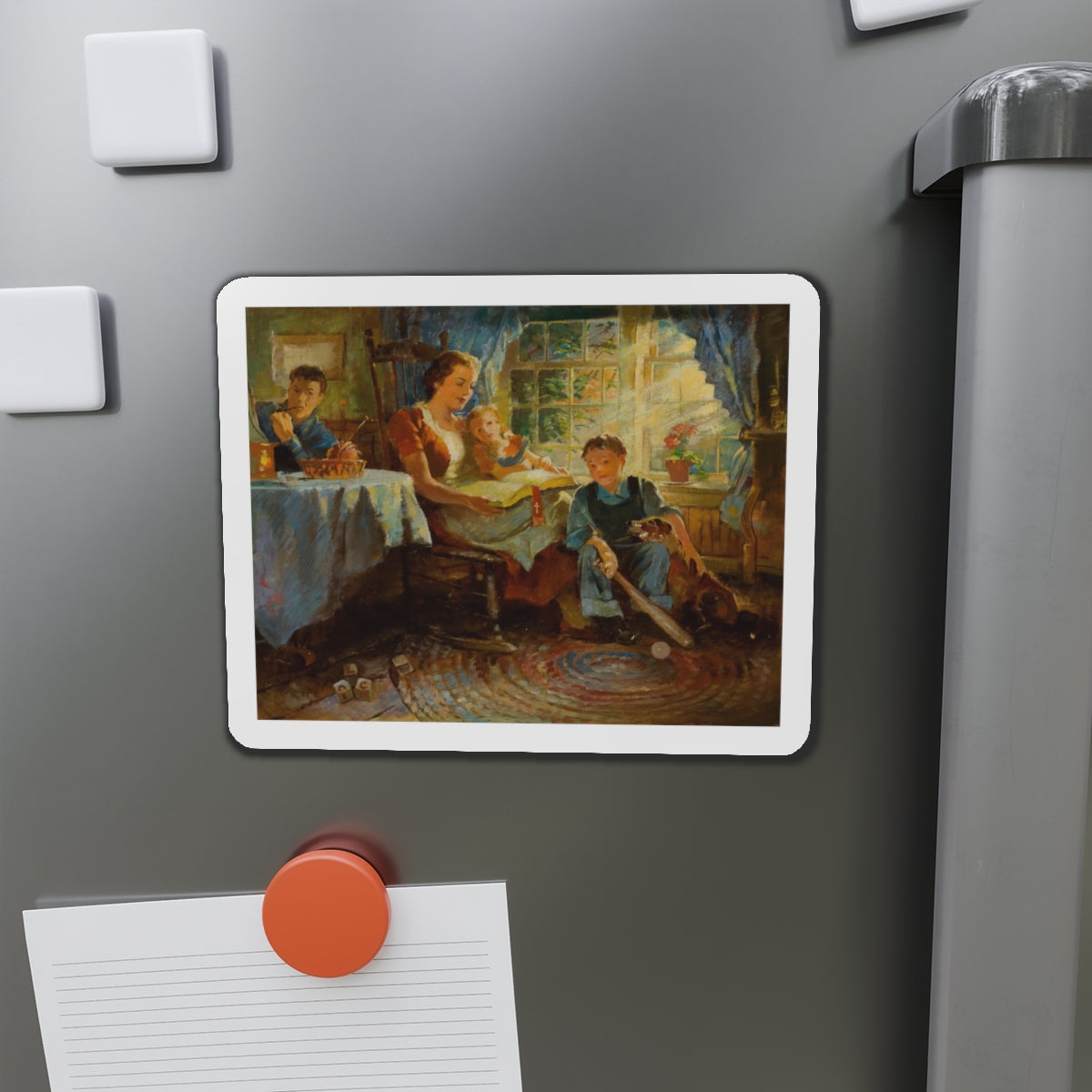 Story illustrations (2) (Magazine Illustration) Refrigerator Magnet-The Sticker Space