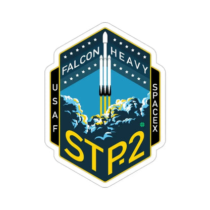 STP-2 (SpaceX) STICKER Vinyl Die-Cut Decal 2 Inch - The Sticker Space