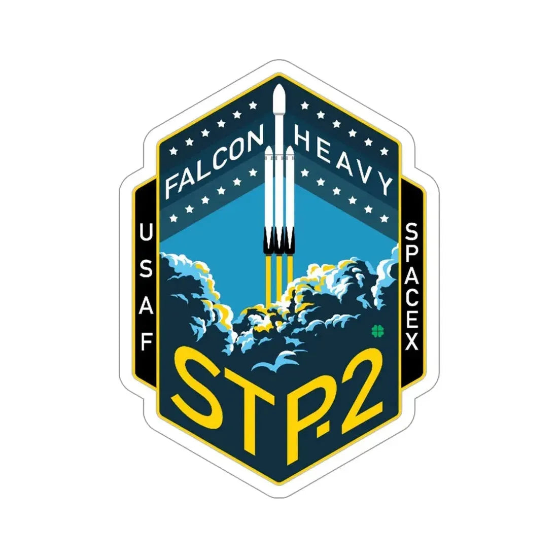 STP-2 (SpaceX) STICKER Vinyl Die-Cut Decal 4 Inch - The Sticker Space
