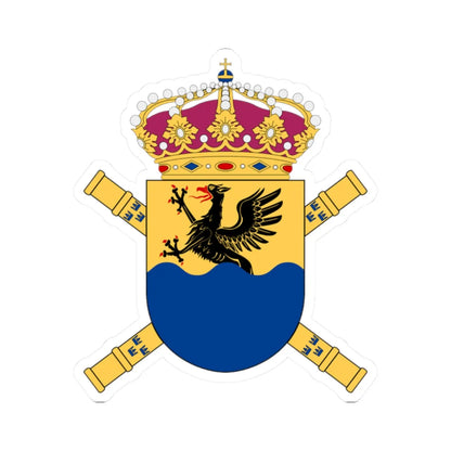 Östra arméfördelningen vapen (Sweden) (Coat of Arms) STICKER Vinyl Kiss-Cut Decal 2 Inch White - The Sticker Space