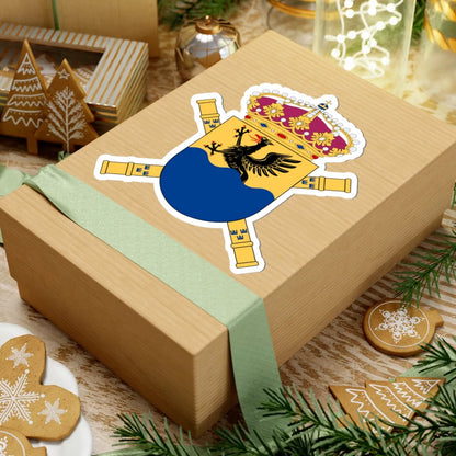 Östra arméfördelningen vapen (Sweden) (Coat of Arms) STICKER Vinyl Kiss-Cut Decal - The Sticker Space