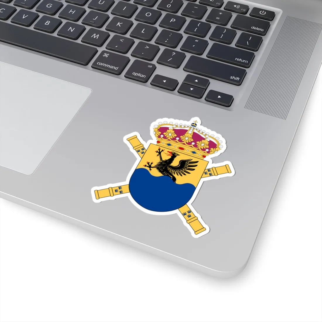 Östra arméfördelningen vapen (Sweden) (Coat of Arms) STICKER Vinyl Kiss-Cut Decal - The Sticker Space